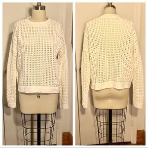 Elizabeth & James open stitch sweater, Small